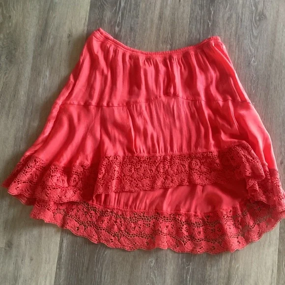 Free People Satin Mini Slip Skirt - Picture 2 of 5